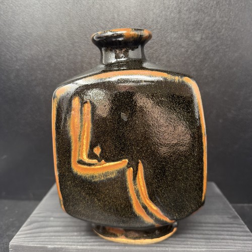 Bernard leach stoneware bottle - leach,