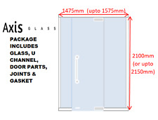 DIY Office Glass Partitions FULL KIT with Fast Delivery 10mm Toughened Glass