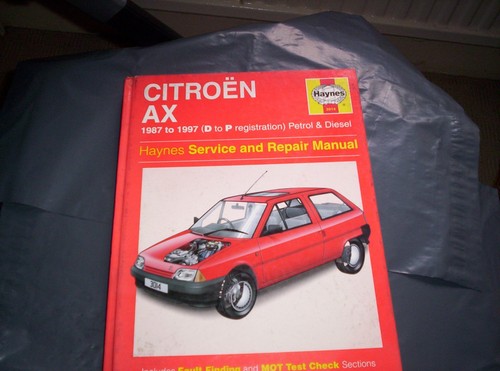 Haynes manual citroen 1987 - haynes,