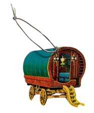Gypsy Caravan Christmas Tree Decoration - Gypsy Caravans WT48-D