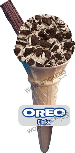 Ice cream van sticker oreo - ice,