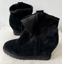 ASH Black Suede Leather