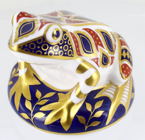 Royal crown derby frog - crown,