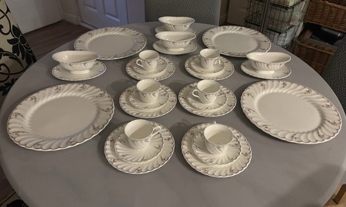 Reduced wedgwood pink garland - wedgwood,