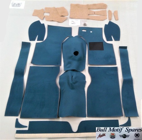 Morris minor carpet - morris, blue
