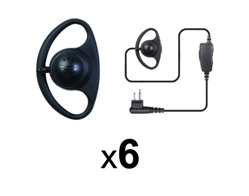Shape earpiece with - d-shape,