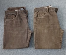 Mens Mantaray Brown Jeans x2