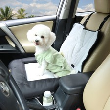 Washable Dog Car Seat Bed Pet Booster Seat Pet Travel Carrier with Safety Leash