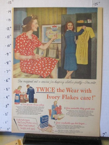 Newspaper 1944 ivory - ad, soap