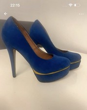 Kurt Geiger Blue Court Shoes
