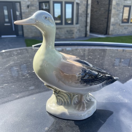 Duck goose figurine porcelain - goose,