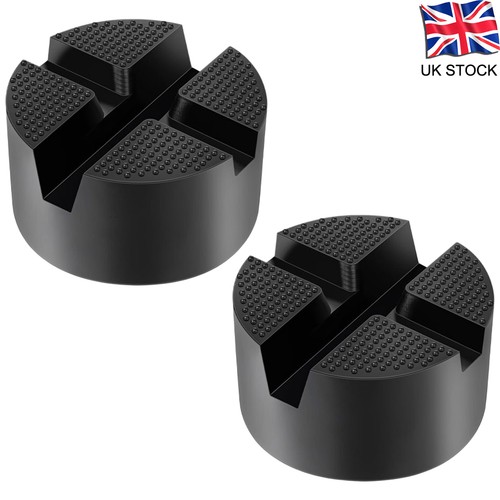 Rubber car lift jack pads - 2x,