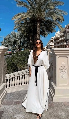 Viral ramadan kaftan - kaftan, white