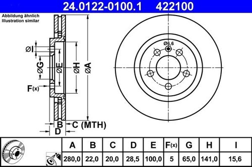 Brake disc seat toledo - i, 1.6