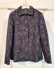 USED ISSEY MIYAKE PERMANENTE FLORAL PRINT JACKET/BLOUSON GOOD