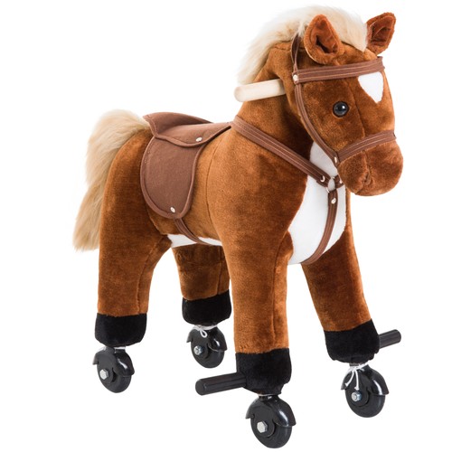 Soft plush ride - plush, horse