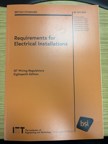 Requirements for electrical - for,