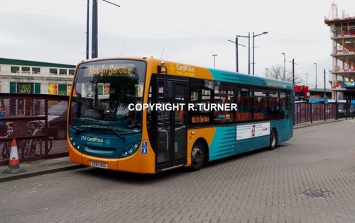 Cardiff bus adl e20d - cardiff, bus,