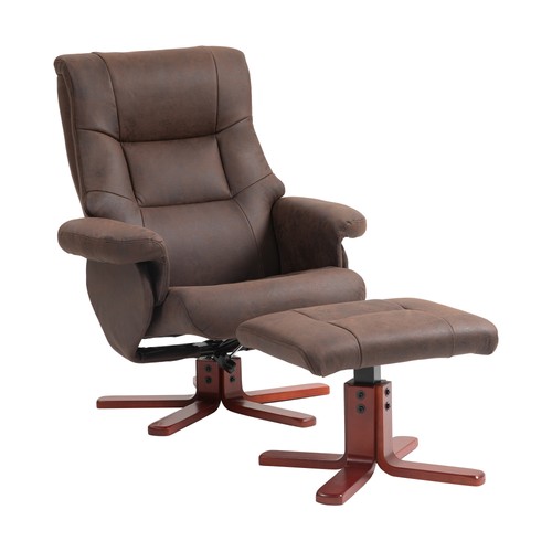 Homcom recliner chair with - homcom,