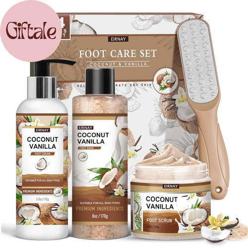 Coconut vanilla foot soak - vanilla,