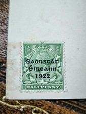 IRISH FREE STATE 1922 STAMP POSTCARD BREWERIANA IRELAND MEMORABILIA NEW ROSS