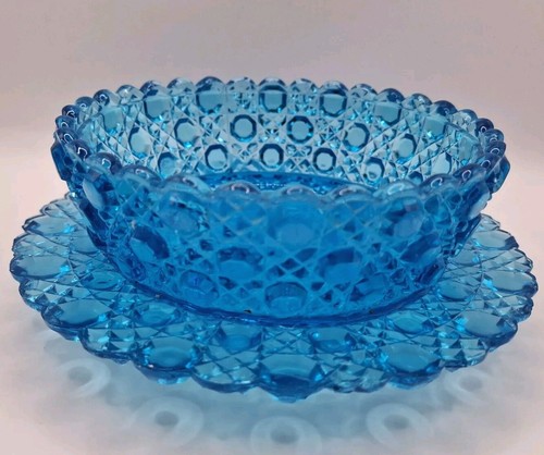 Vintage mcm cobalt blue bowl - vintage,