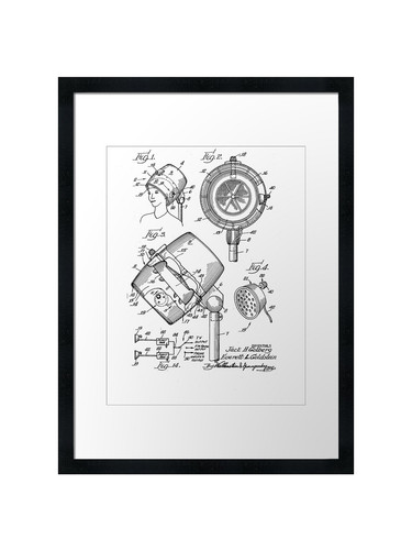 Hair salon vintage patent - vintage,