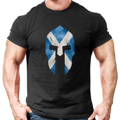 Scotland spartan gym shirt - scotland,