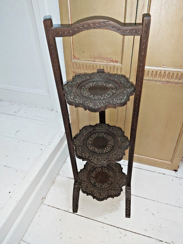 Antique anglo indian carved - anglo,