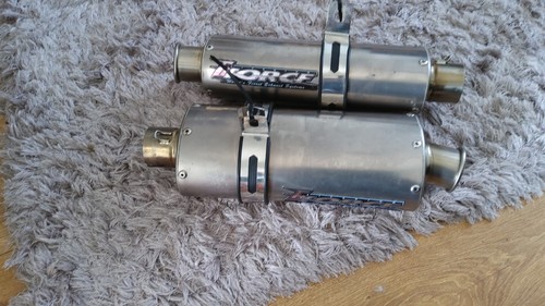 Twin force exhausts fitted - twin,