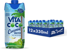 Vita Coco Pure Coconut Water Naturally Hydrating, Packed with Electrolytes, Glut