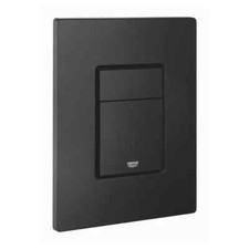 Grohe Skate Cosmopolitan WC Dual Flush Button Phantom Black Wall Plate 38732KF0