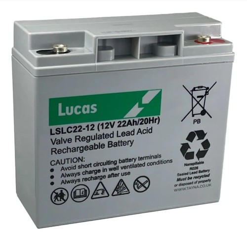 Lucas 12v 22ah agm - lucas, golf