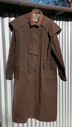 Driza bone oilskin coat - bone, size
