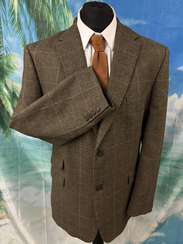 Greenwoods mens tweed jacket - tweed,