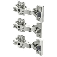 3x IKEA KOMPLEMENT Soft Close Hinges Fits PAX Wardrobe Doors & Kitchen Cabinets