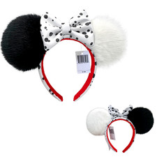 Disney Parks 101 Dalmations Cruella Devil Minnie Mouse Ears Headband