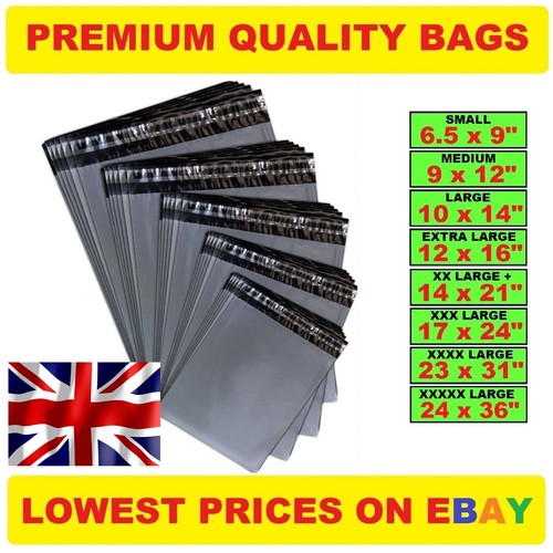 Strong grey plastic mailing - plastic,