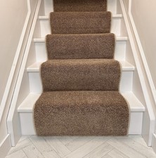 Carpet Stair Runner 5.2M x 60cm TOFFEE with Natural Whipped Wool - SALE!!