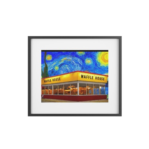 Waffle house starry - night,