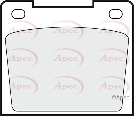 Apec rear brake - brake, set