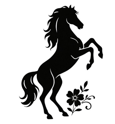 Rearing horse vinyl - 1,