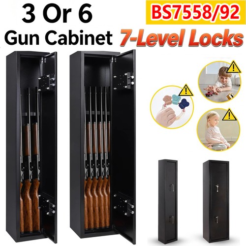 Gun cabinet safe rifle - gun,
