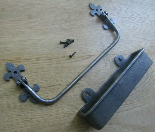 Cast iron pew rail - iron,