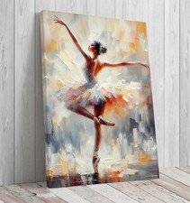 Ballet Dancer Abstract Art oil