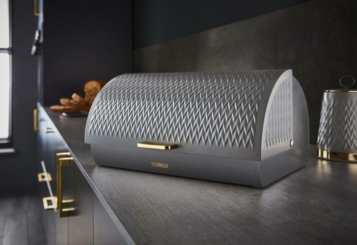 New empire bread bin grey - new, &