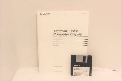 Sony cpd 420gs trinitron - cpd-420gs,