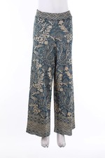 Zara Palazzo Trousers M Metal Tones