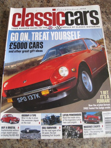 Classic cars jan 2004 gift - classic,