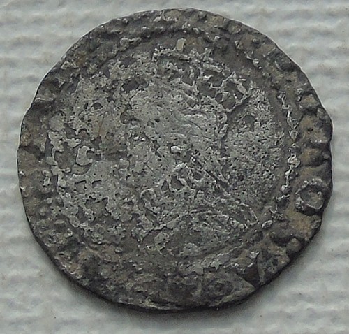 Elizabeth hammered silver - i,